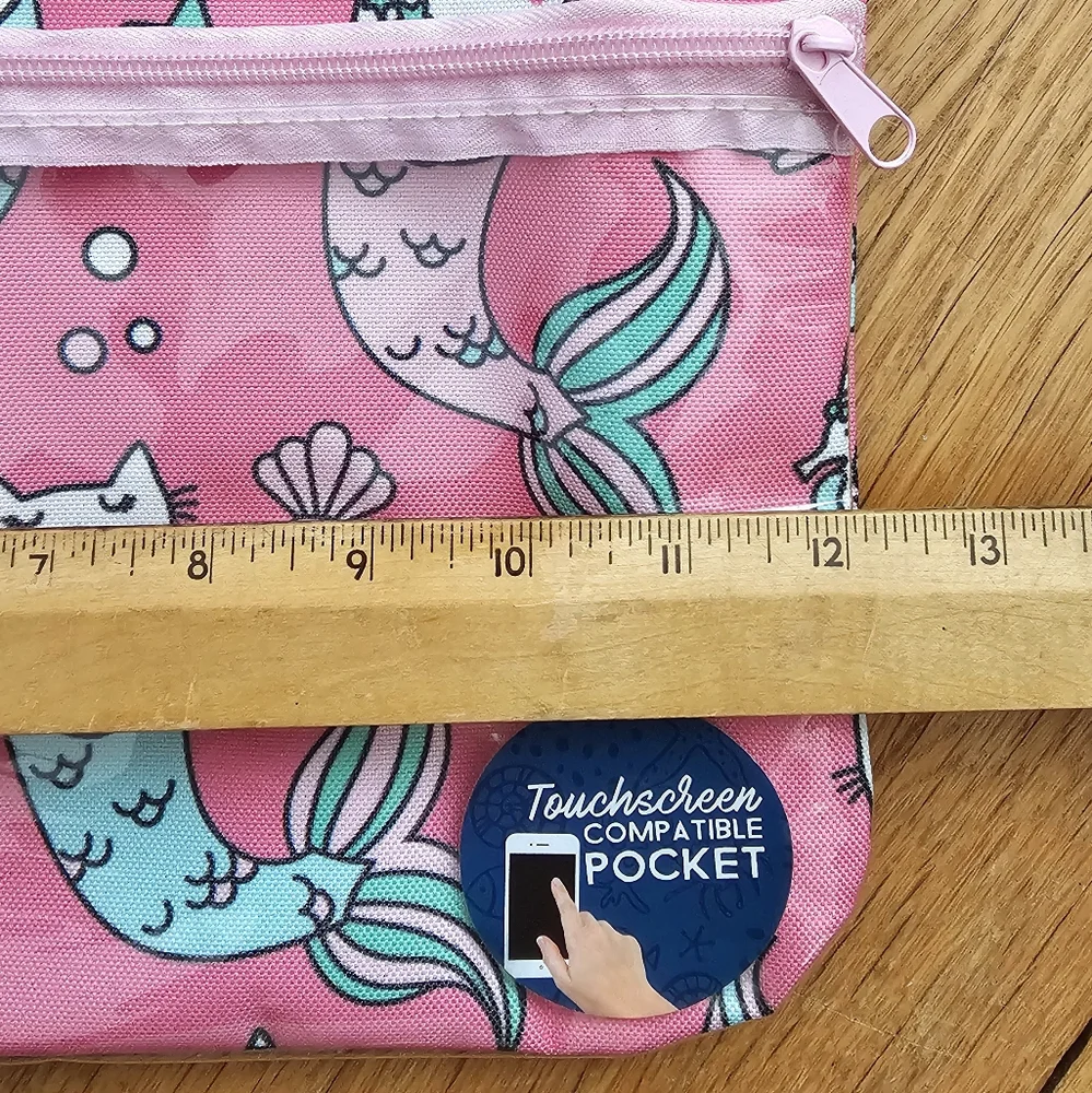 NWOT: Morgan Home Fashions Mermaid Kitty Beach Wet/Dry Case. 😺 🧜🏼‍♀️ - Picture 3 of 6